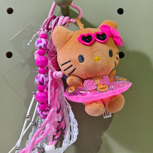 サンリオぬいぐるみキーホルダー、オリジナルハンドメイドDIYドール、クロミシナモンドッグバッグチャーム03