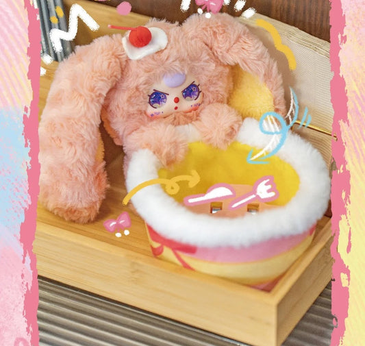 【baby three】収納バスケット、ぬいぐるみのブラインドボックス、かわいい人形、置物、ギフト、流行のおもちゃ、コレクターアイテム