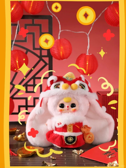 【Baby Three】中国の旧正月ブラインドボックスぬいぐるみ、トレンディなおもちゃ、装飾品、ギフト