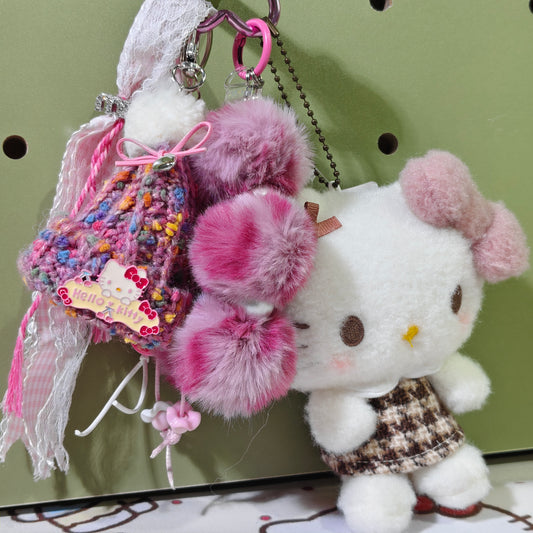 サンリオぬいぐるみキーホルダー、オリジナルハンドメイドDIYドール、クロミシナモンドッグバッグチャーム02