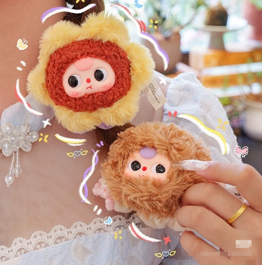 【Baby three】かわいいヘアタイシリーズ ぬいぐるみ ブラインドボックス 人形 ヘアタイ ヘアアクセサリー ギフト