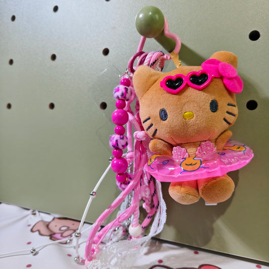 サンリオぬいぐるみキーホルダー、オリジナルハンドメイドDIYドール、クロミシナモンドッグバッグチャーム03