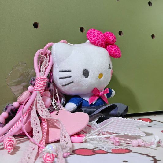 サンリオぬいぐるみキーホルダー、オリジナルハンドメイドDIYドール、クロミシナモンドッグバッグチャーム04