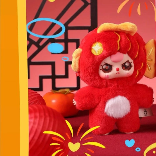 【Baby Three】中国の旧正月ブラインドボックスぬいぐるみ、トレンディなおもちゃ、装飾品、ギフト