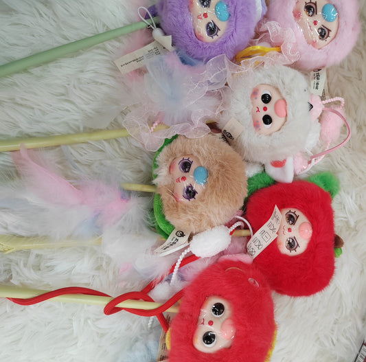 【baby three】ベビースリー ぬいぐるみ ブラインドボックス 猫用おもちゃ ベル付き - インタラクティブペット用品