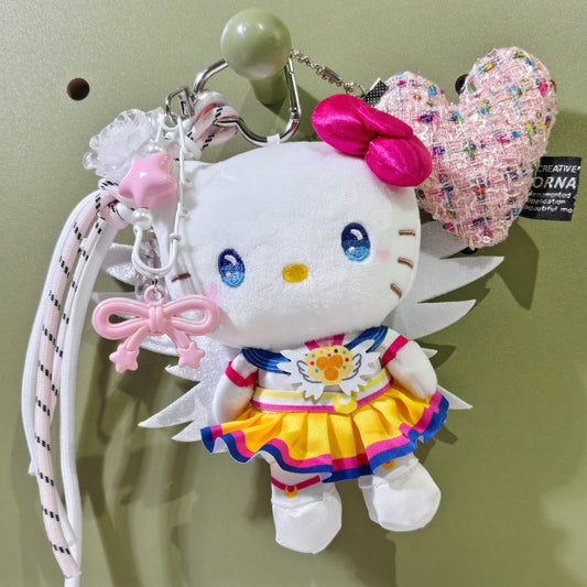 サンリオぬいぐるみキーホルダー、オリジナルハンドメイドDIYドール、クロミシナモンドッグバッグチャーム05